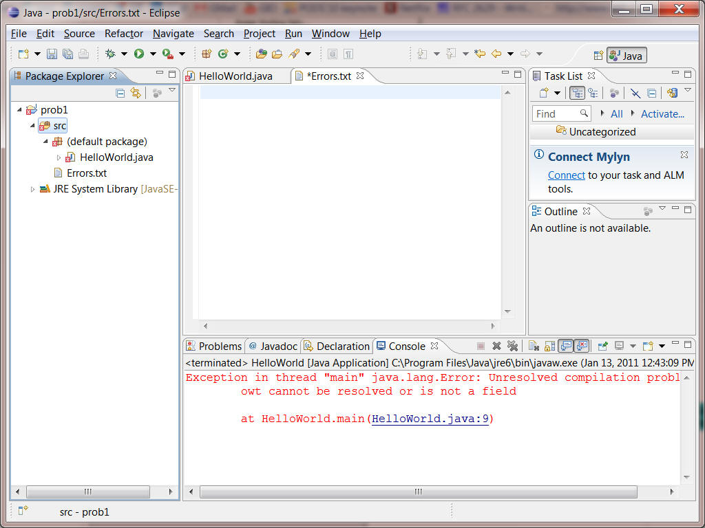 errors