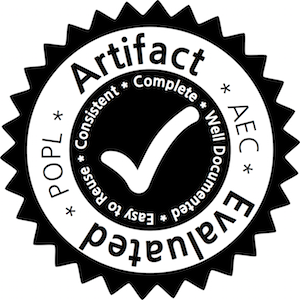 POPL Artifact Evaluation